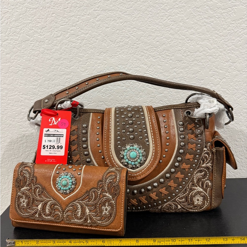 Montana West Women's Bag and Wallet Set